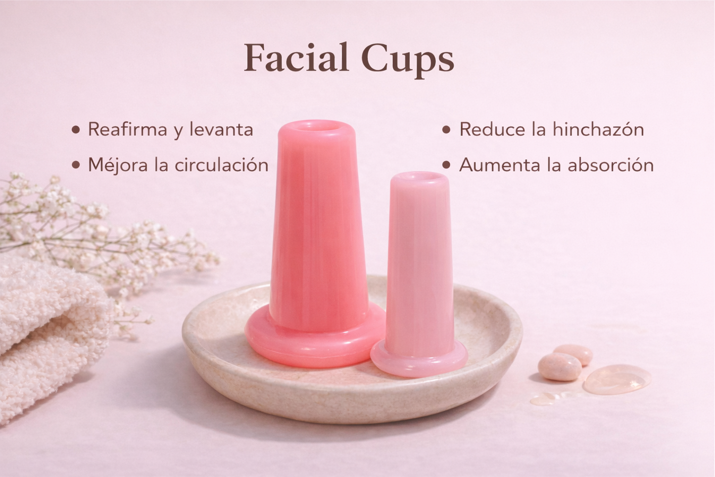 Facial cups / Ventosas faciales
